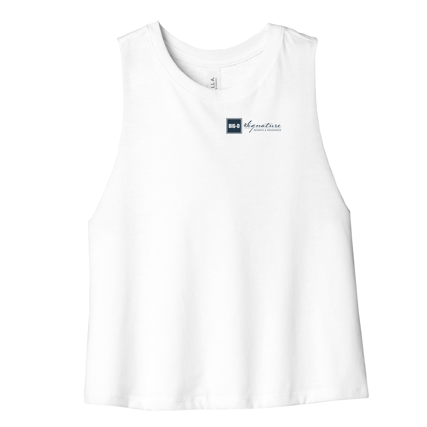 BELLA+CANVAS® Women’s Racerback Cropped Tank