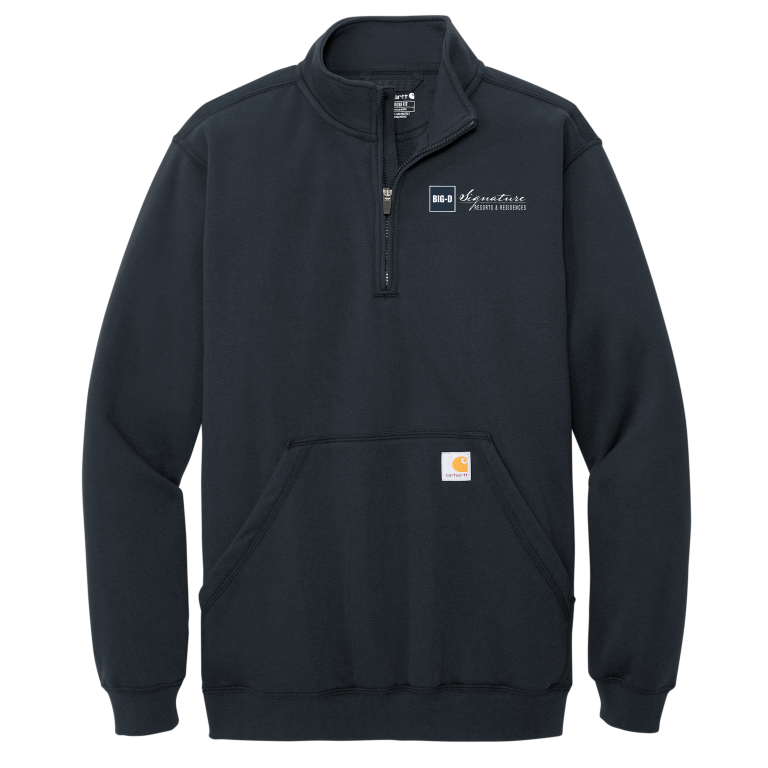 Carhartt® Midweight 1/4-Zip Mock Neck Sweatshirt