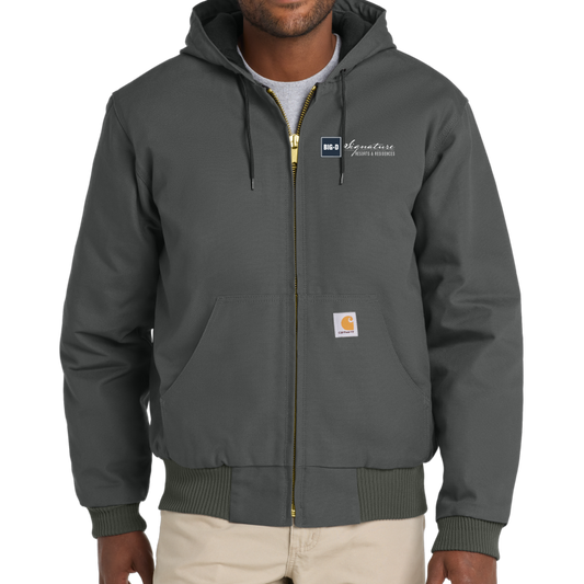 Carhartt® Quilted-Flannel-Lined Duck Active Jac
