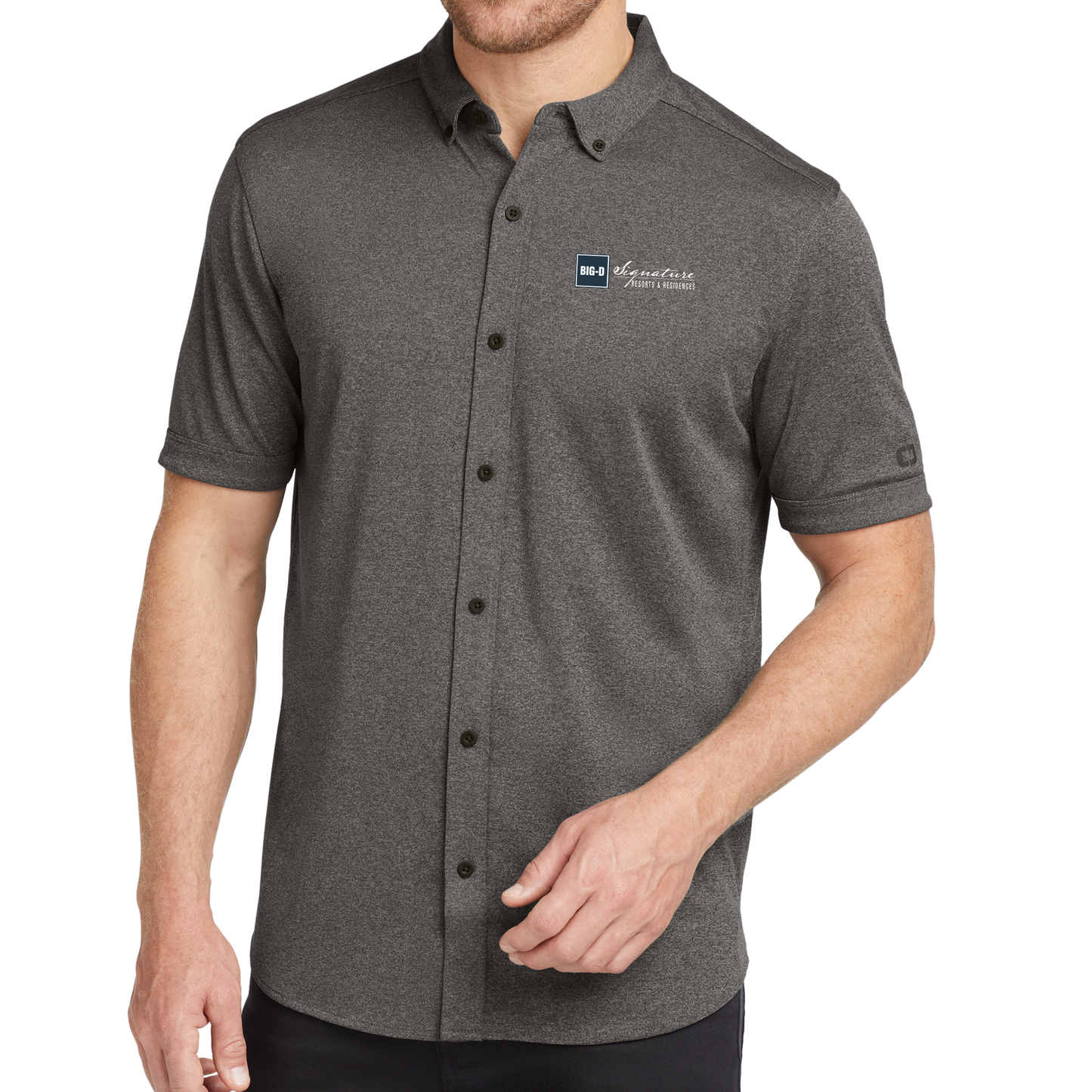 OGIO® Gravitate Full-Button Polo