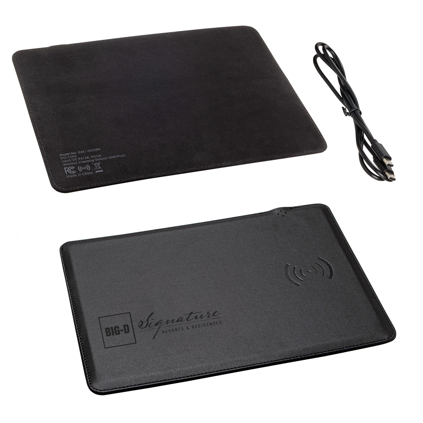 Mouse Pad with 15W Wireless Charger