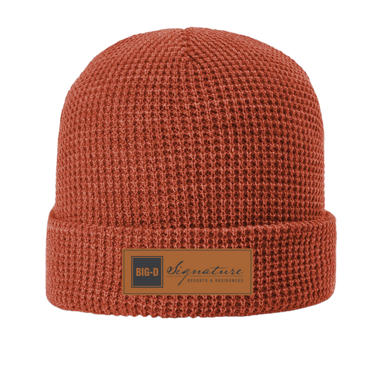 Richardson Waffle Knit Beanie with Cuff