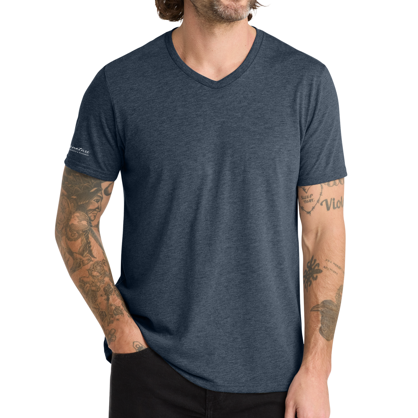 Allmade® Unisex Tri-Blend V-Neck Tee