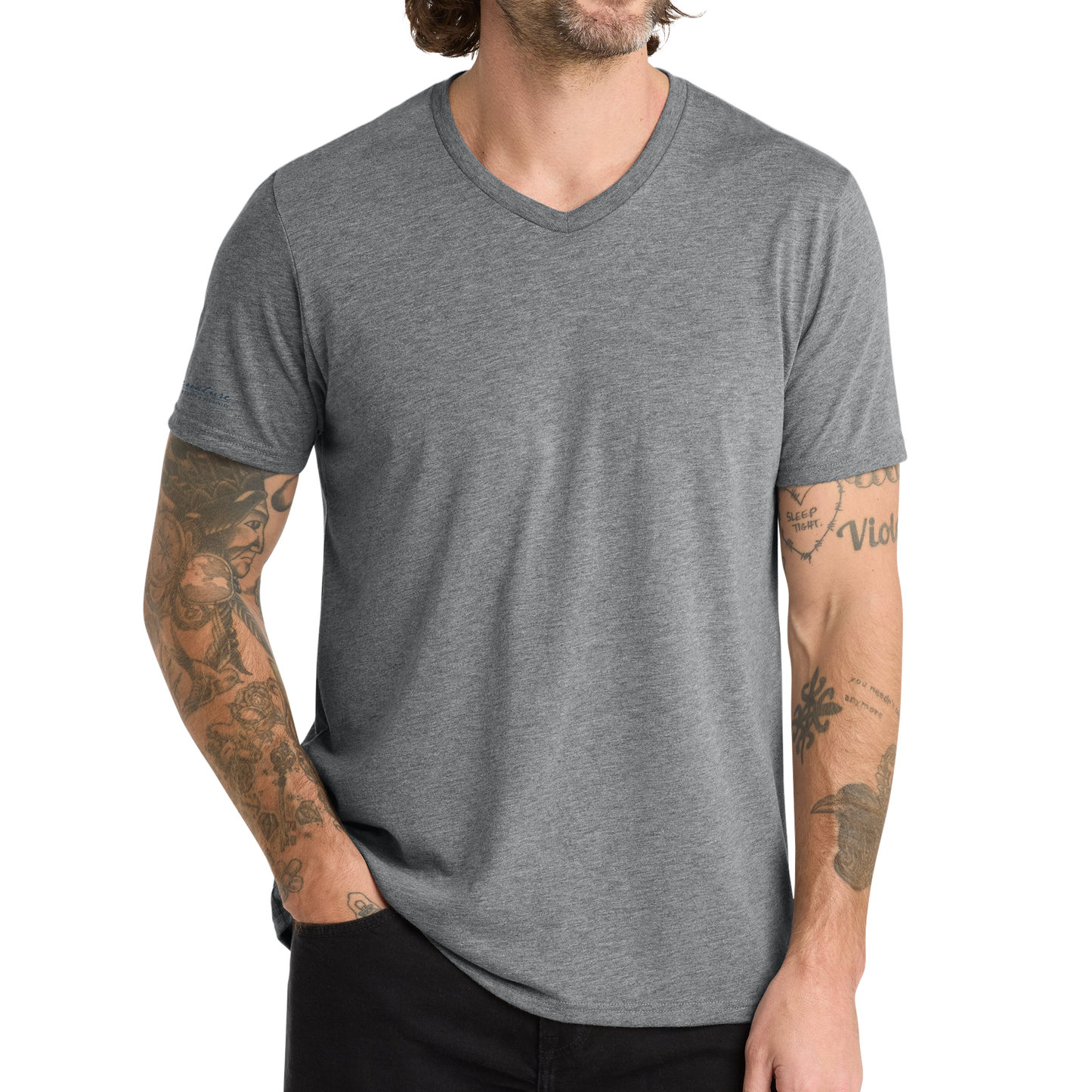 Allmade® Unisex Tri-Blend V-Neck Tee