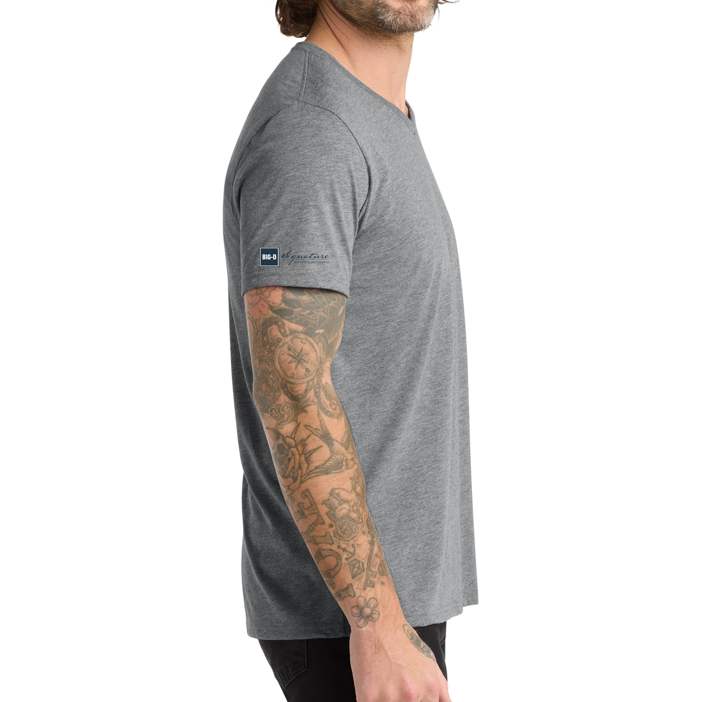 Allmade® Unisex Tri-Blend V-Neck Tee