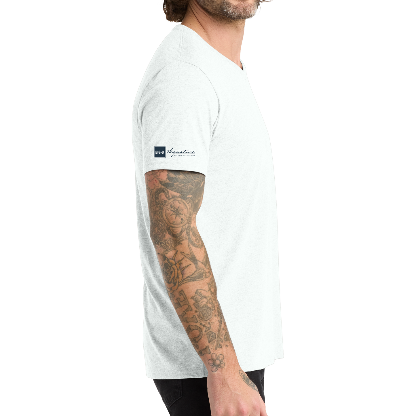 Allmade® Unisex Tri-Blend V-Neck Tee