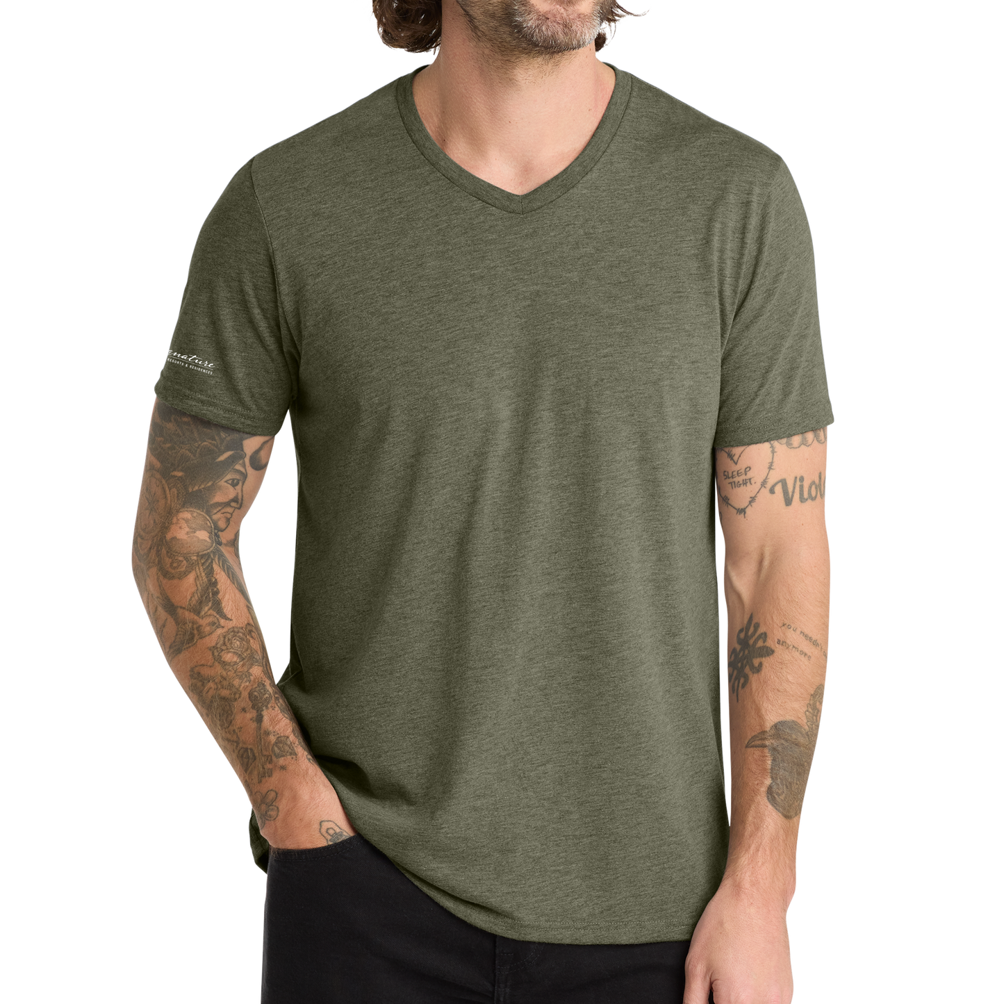 Allmade® Unisex Tri-Blend V-Neck Tee