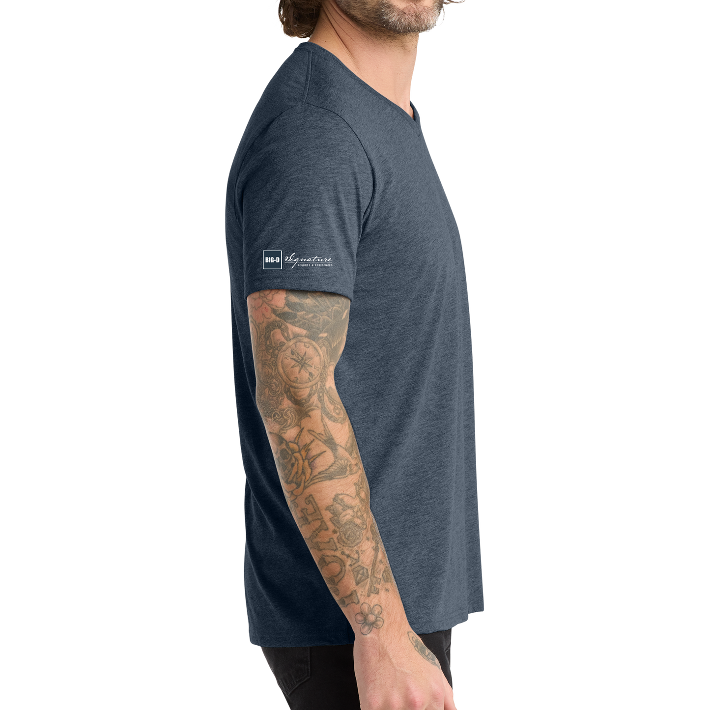 Allmade® Unisex Tri-Blend V-Neck Tee