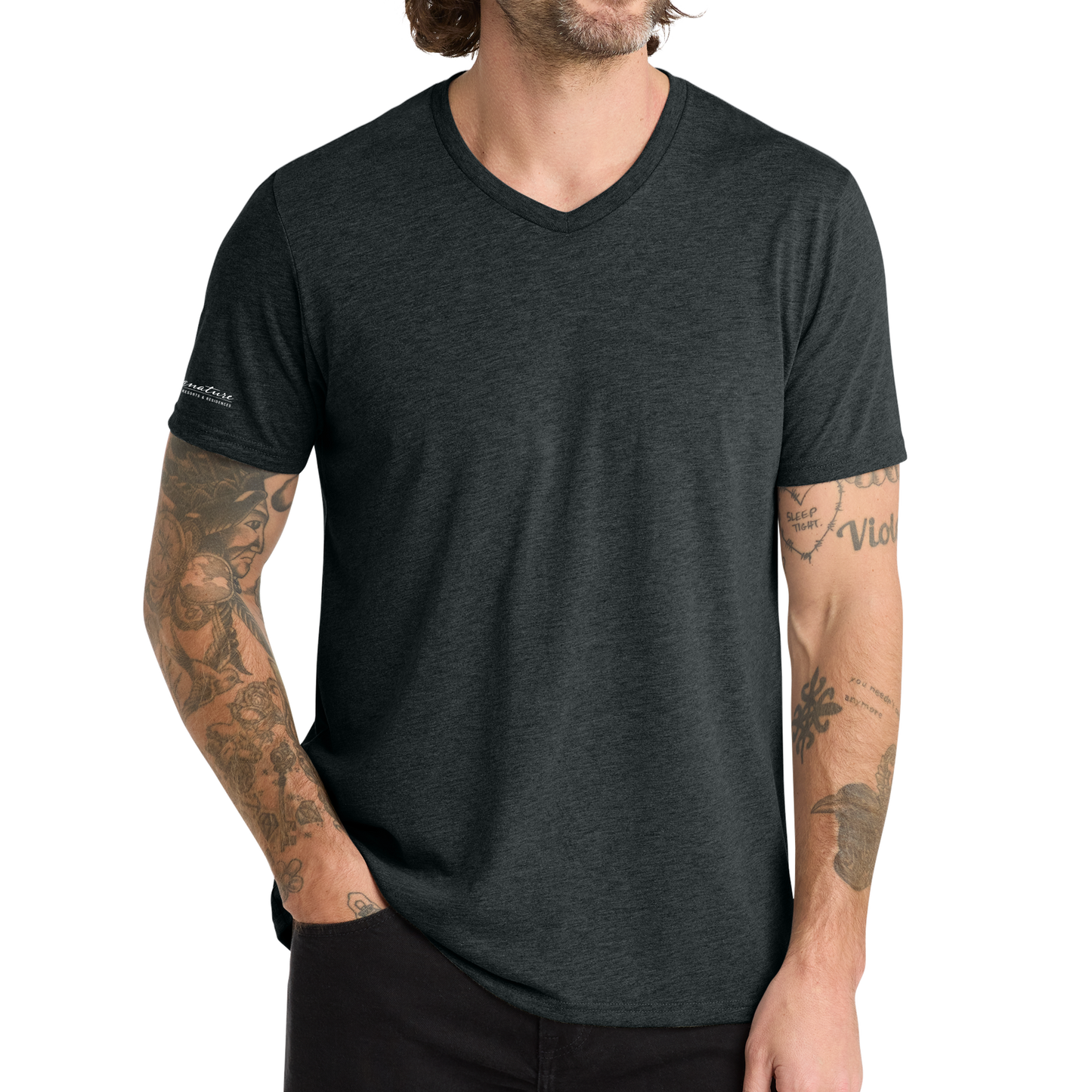 Allmade® Unisex Tri-Blend V-Neck Tee