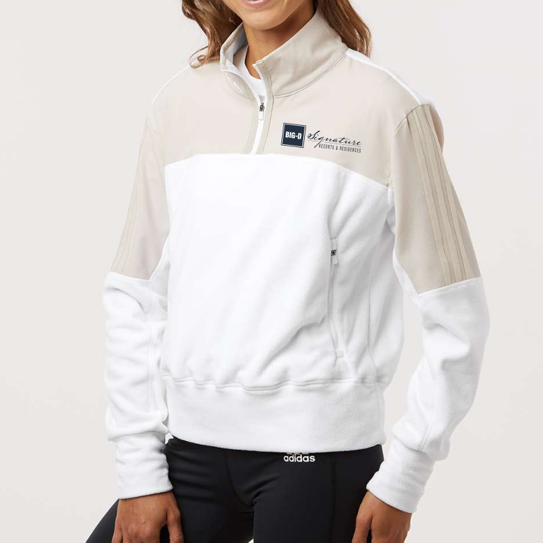 Adidas Women's Fleece Quarter-Zip Pullover