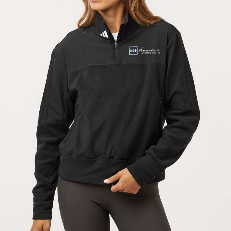 Adidas Women's Fleece Quarter-Zip Pullover