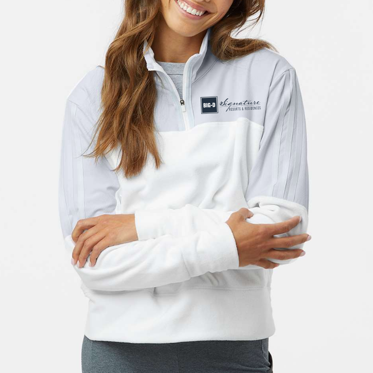 Adidas Women's Fleece Quarter-Zip Pullover
