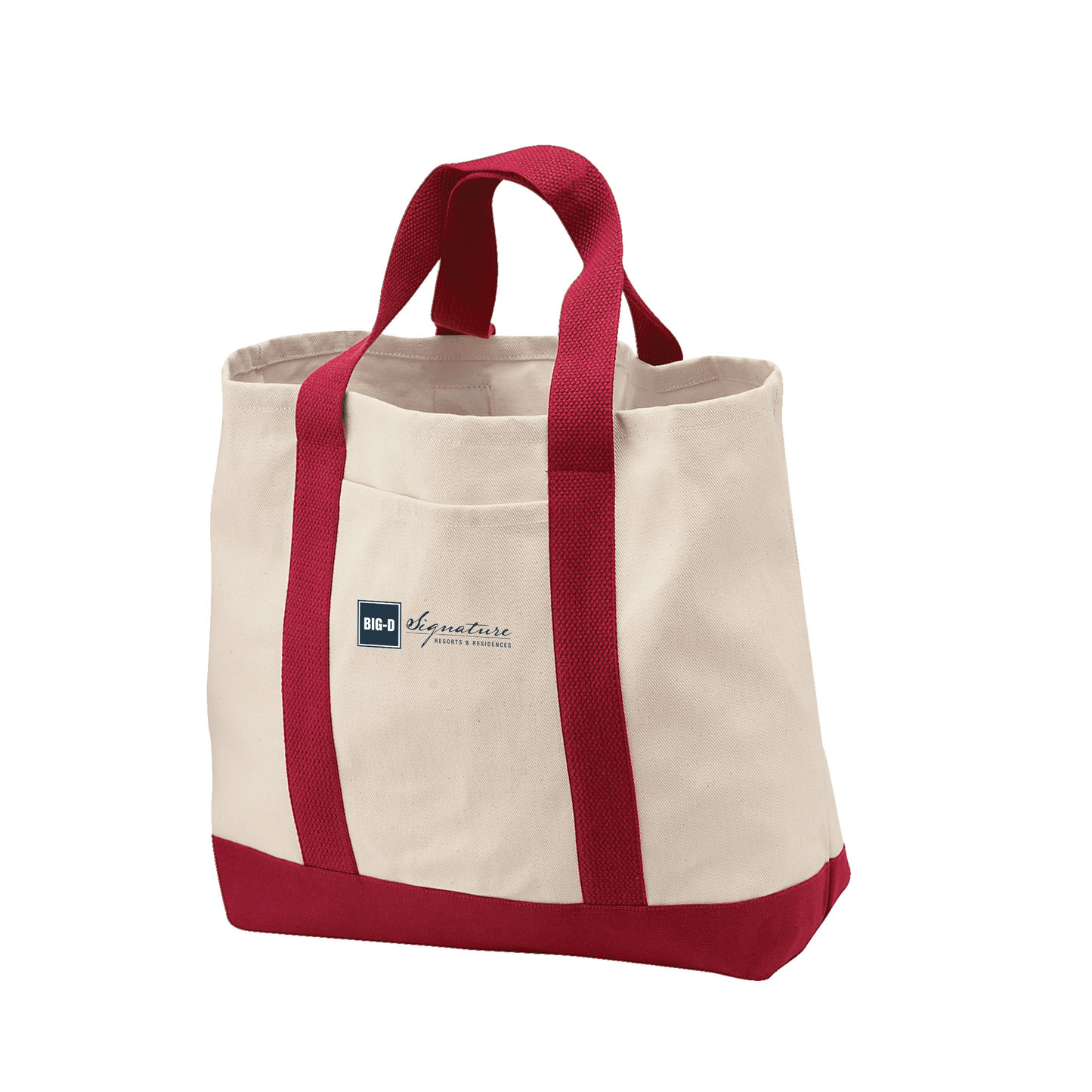 Port Authority® Ideal Twill Two-Tone Shopping Tote