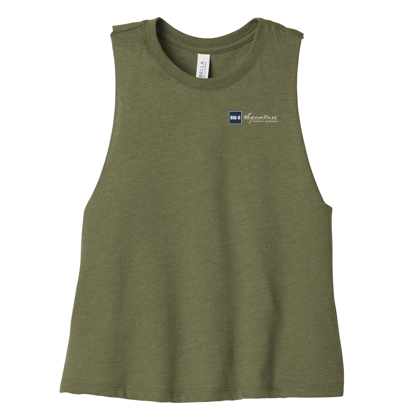 BELLA+CANVAS® Women’s Racerback Cropped Tank