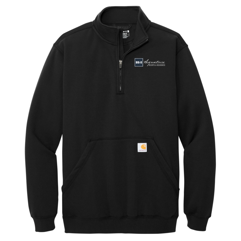 Carhartt® Midweight 1/4-Zip Mock Neck Sweatshirt