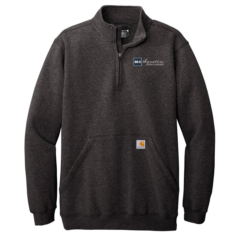 Carhartt® Midweight 1/4-Zip Mock Neck Sweatshirt