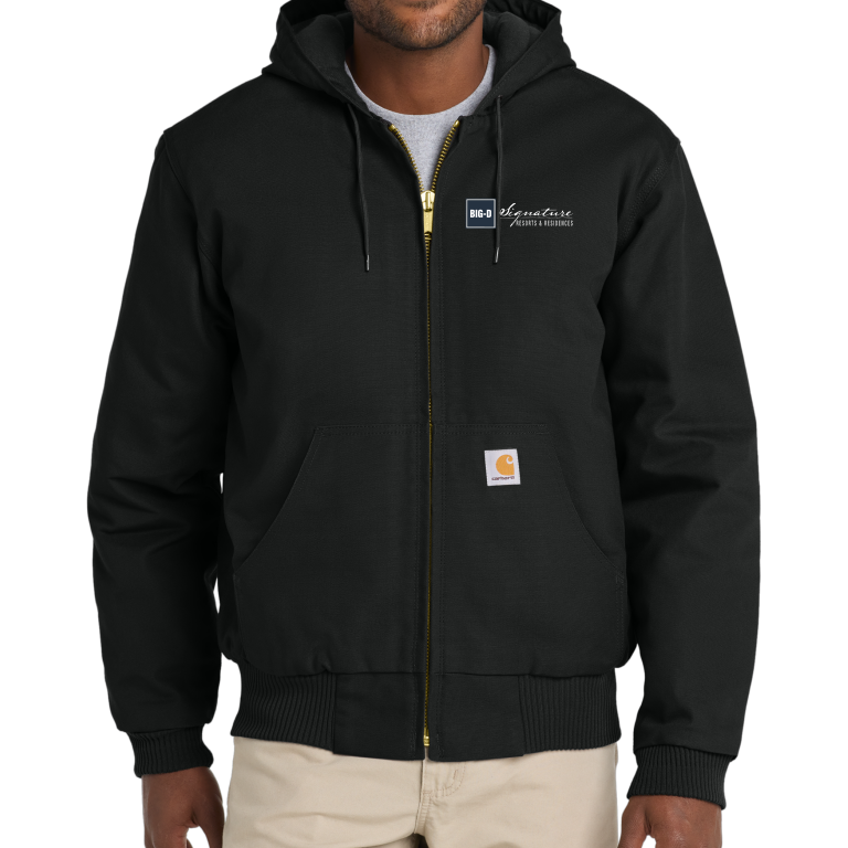 Carhartt® Quilted-Flannel-Lined Duck Active Jac