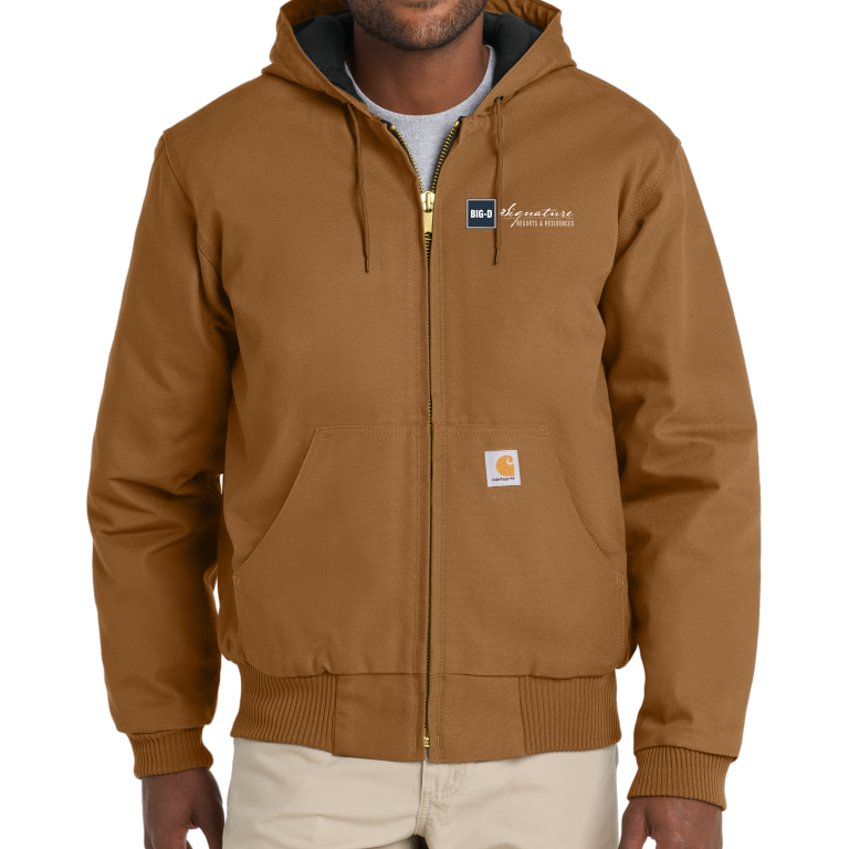 Carhartt® Quilted-Flannel-Lined Duck Active Jac