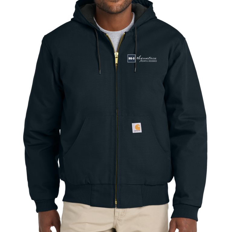 Carhartt® Quilted-Flannel-Lined Duck Active Jac