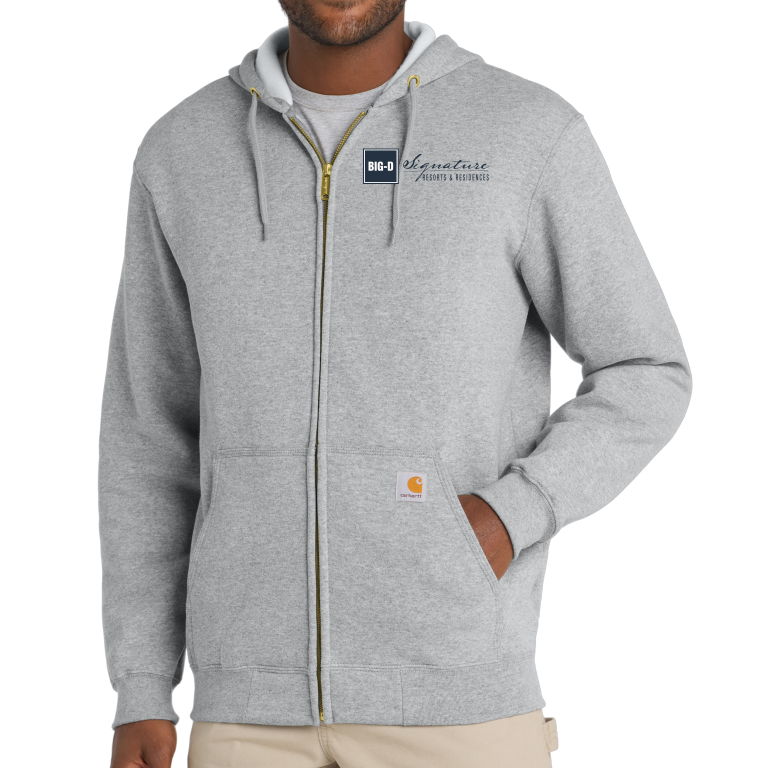 Carhartt® Midweight Hooded Zip-Front Sweatshirt