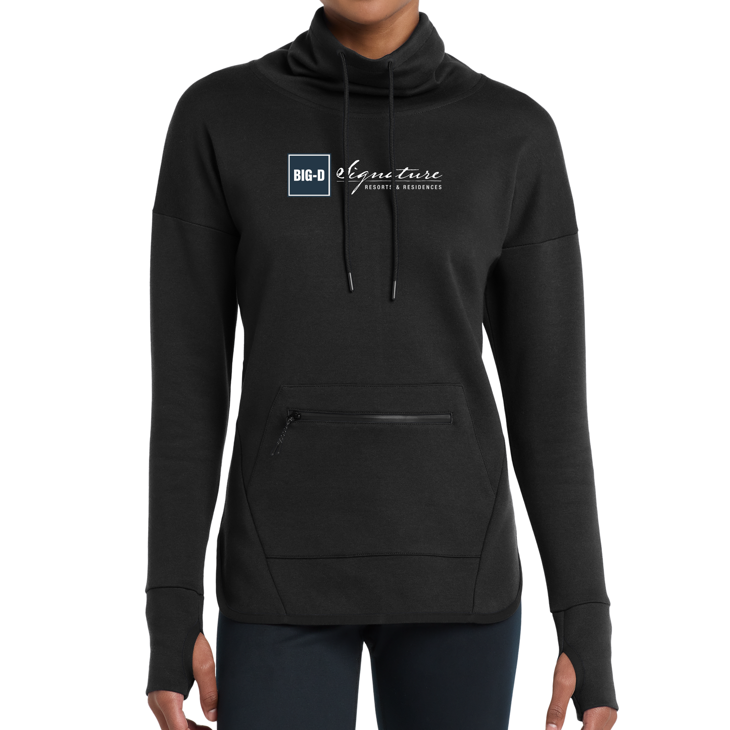 Sport-Tek® Women's Triumph Cowl Neck Pullover