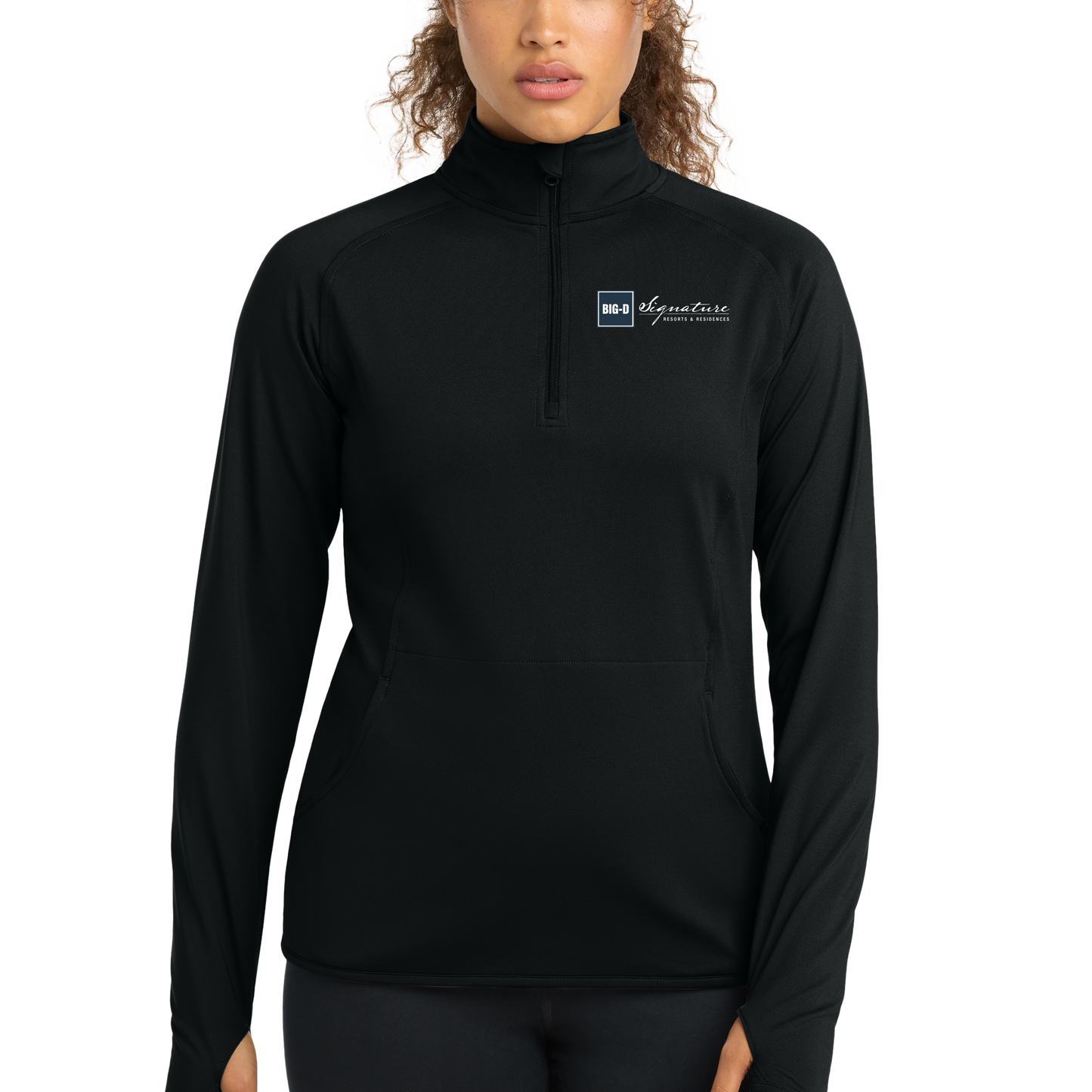 Sport-Tek® Ladies Sport-Wick® Stretch 1/2-Zip Pullover