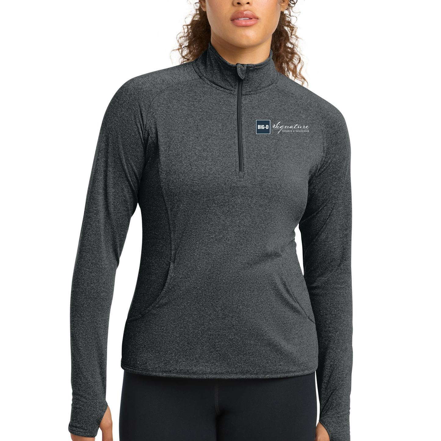 Sport-Tek® Ladies Sport-Wick® Stretch 1/2-Zip Pullover