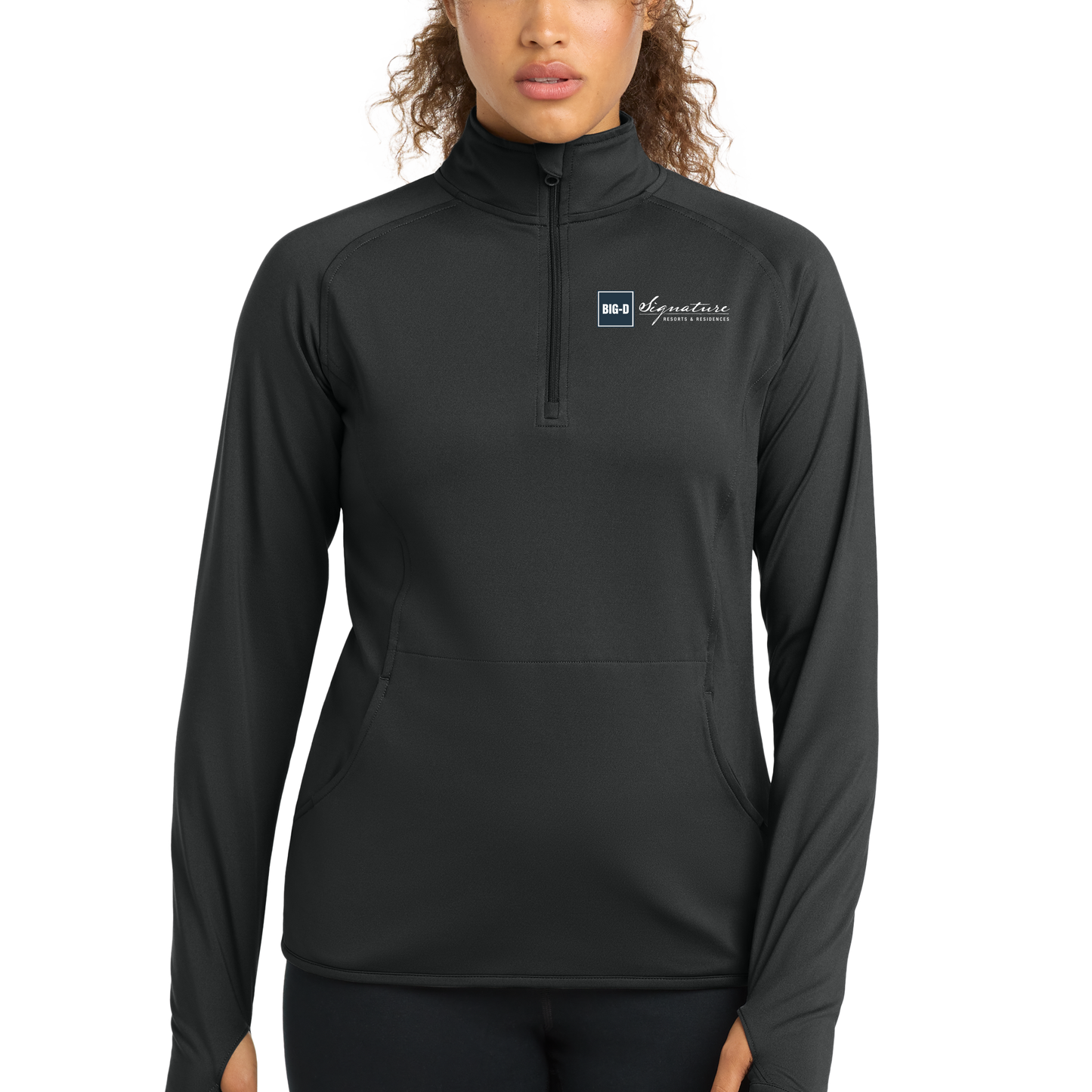 Sport-Tek® Ladies Sport-Wick® Stretch 1/2-Zip Pullover