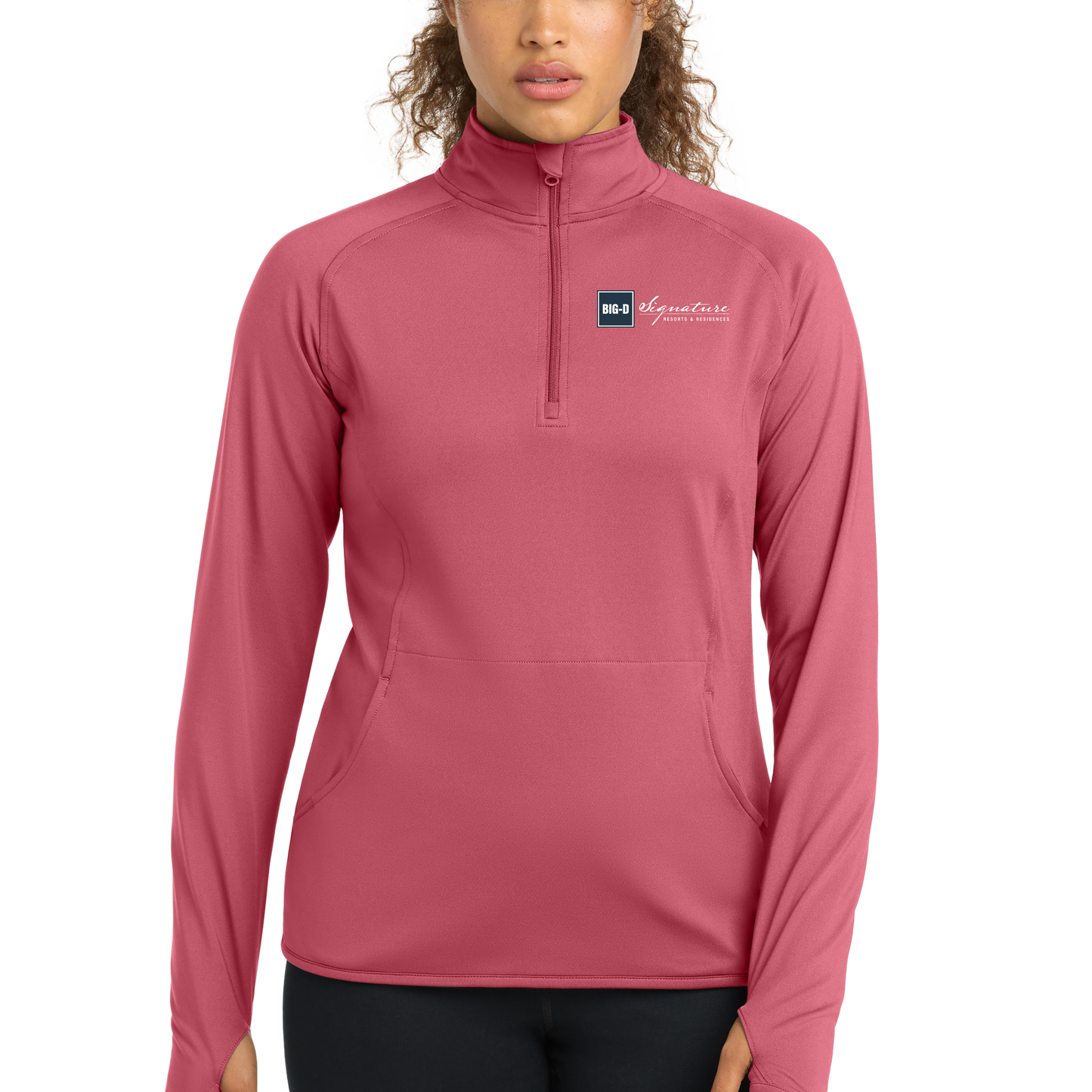 Sport-Tek® Ladies Sport-Wick® Stretch 1/2-Zip Pullover