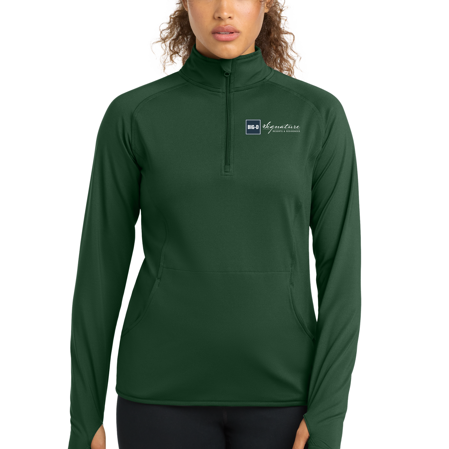 Sport-Tek® Ladies Sport-Wick® Stretch 1/2-Zip Pullover