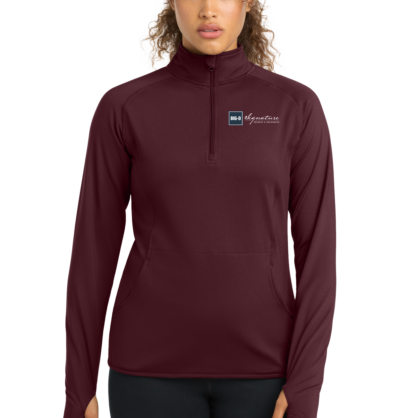 Sport-Tek® Ladies Sport-Wick® Stretch 1/2-Zip Pullover