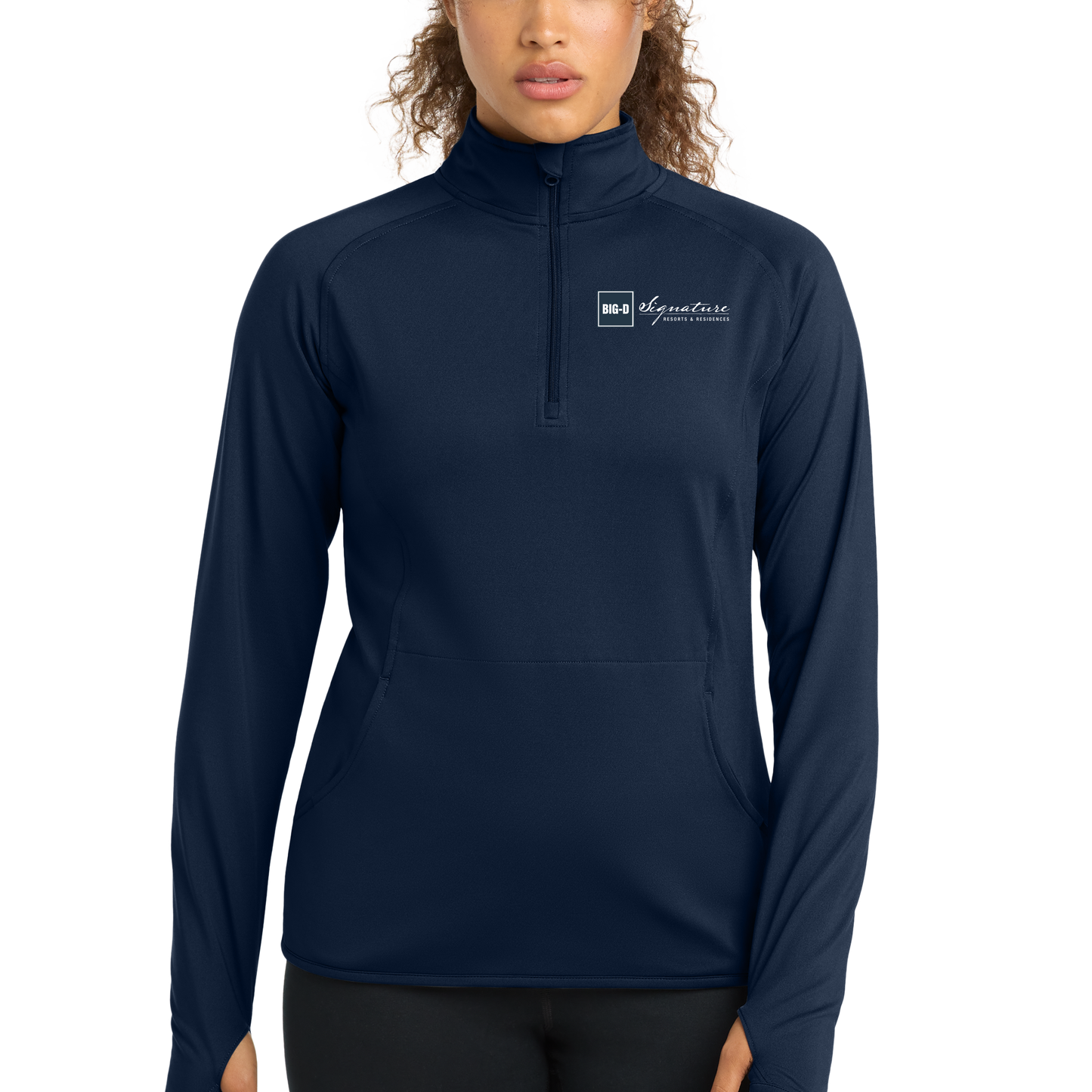 Sport-Tek® Ladies Sport-Wick® Stretch 1/2-Zip Pullover