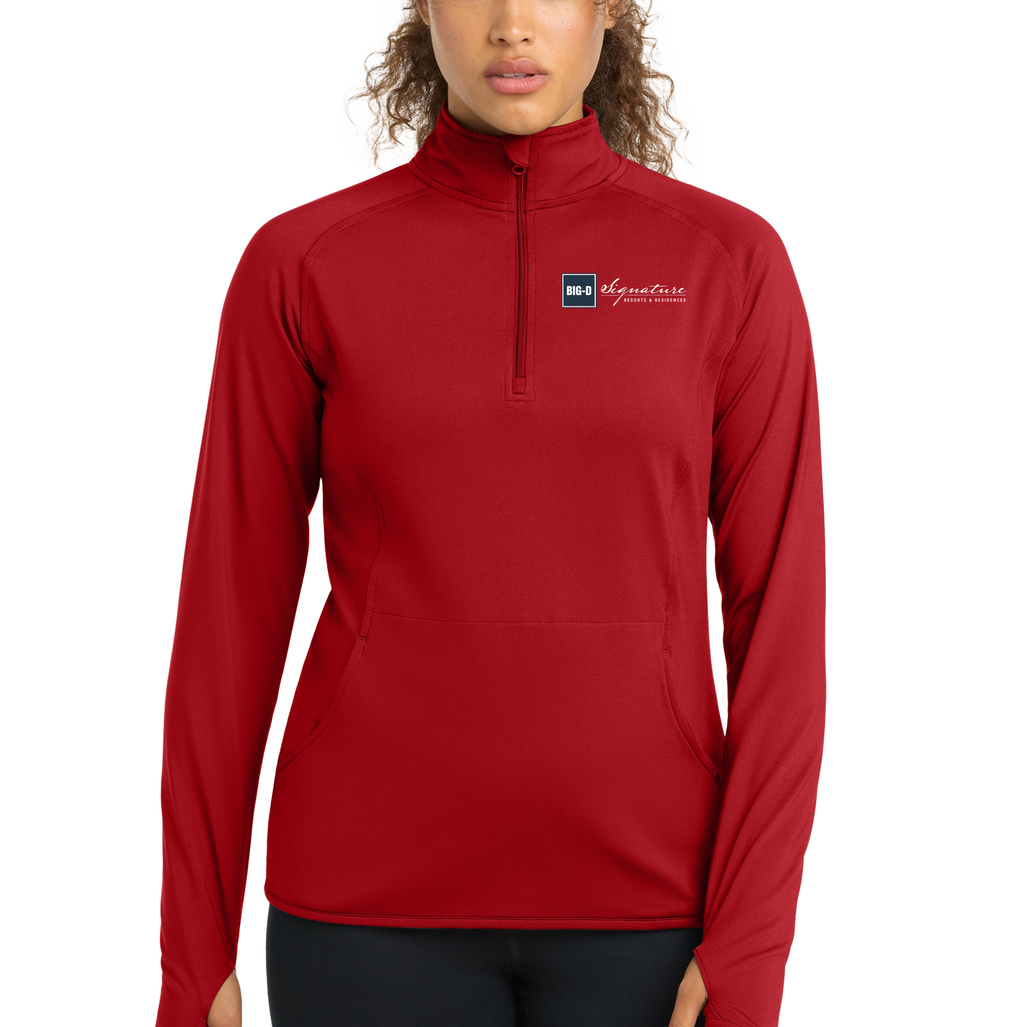Sport-Tek® Ladies Sport-Wick® Stretch 1/2-Zip Pullover