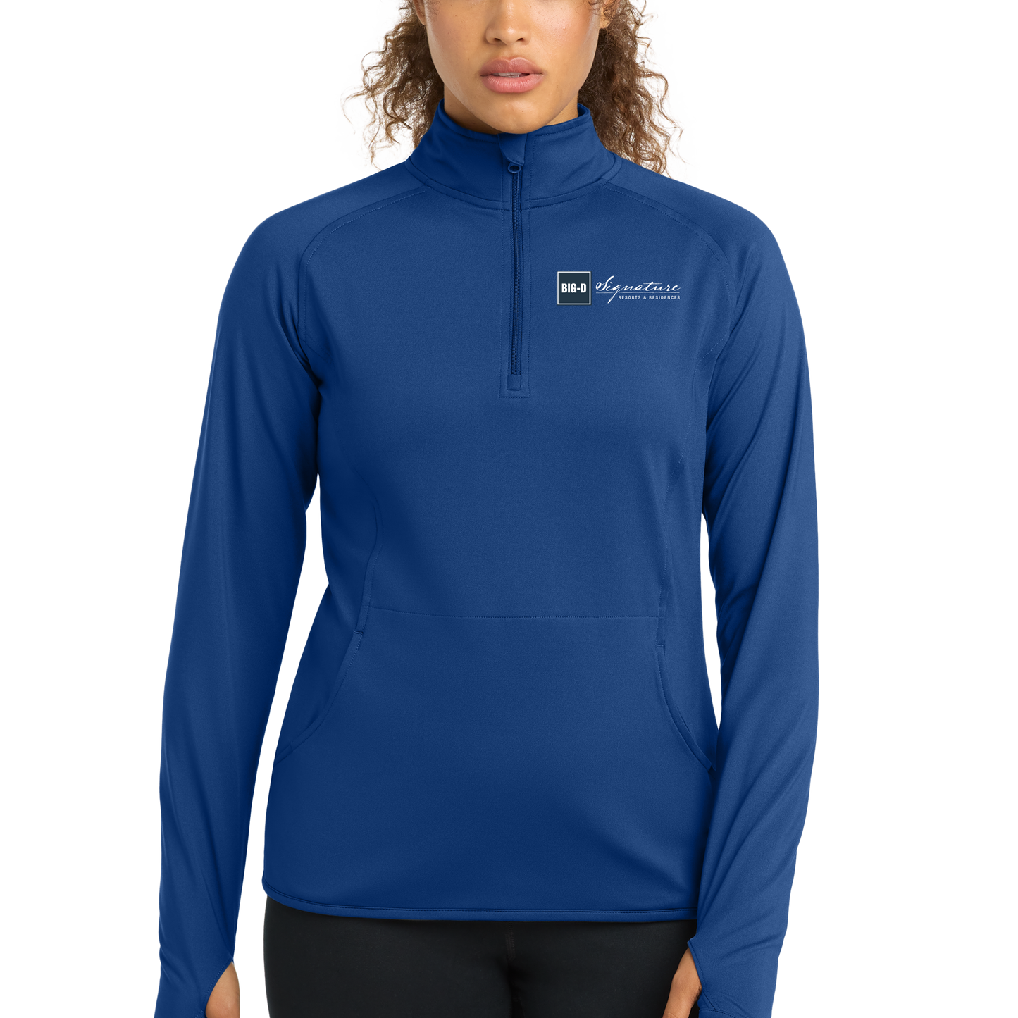 Sport-Tek® Ladies Sport-Wick® Stretch 1/2-Zip Pullover