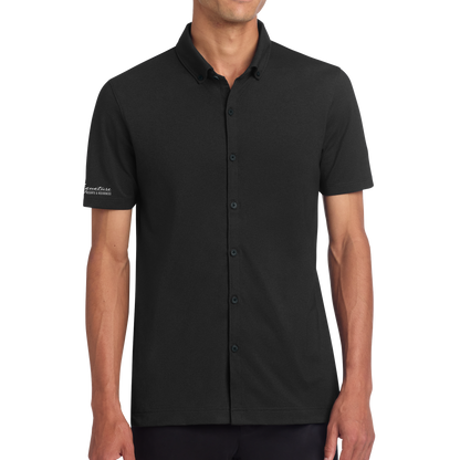 Mercer+Mettle® Stretch Pique Full-Button Polo