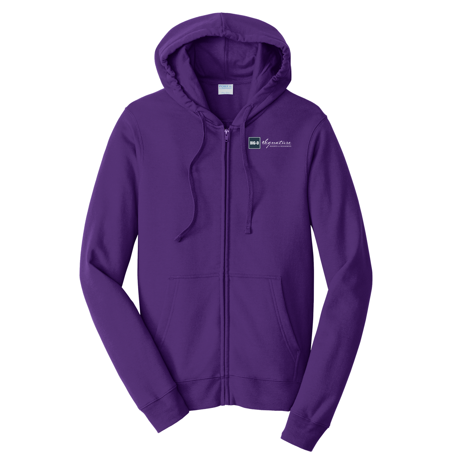 Port & Company® Fan Favorite™ Fleece Full-Zip Hooded Sweatshirt